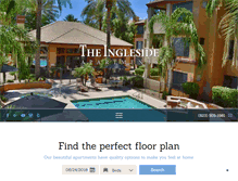 Tablet Screenshot of ingleside-apts.com